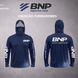 Camiseta de Pesca BNP com Capuz + Buffer | Proteção UV 50+ Dry Fit